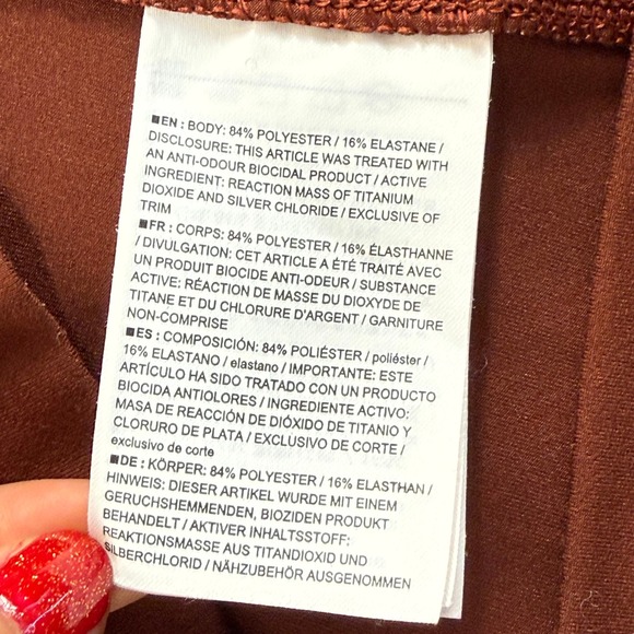 Arcteryx Womens S P Rust Orange Sleeveless V Neck Athletic Dress Zip Pocket - Picture 7 of 12